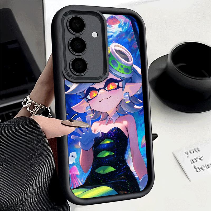 Чехол для телефона для Samsung Galaxy A17 A16 A15 A14 A13 Игра S-Splatoons A56 A36 A26 A55 A35 A25 A54 A34 A24 A53 A33 A23 A07 A06