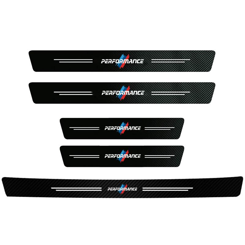 JYPK6 Carbon Fiber Car Bumper Door Guard Protection Stickers For BMW G80 G06 G07 G42 G14 G15 G16 F82 F20 F21 M4 M5 M8 F95 F9 F83 M2 M3