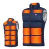 Sakura No Moe Electric Heated Rapid Power Heated Jacket for Men and Down Machine Washable Navy Vest, USB/DC 7.4V Supply, Women, Windproof,