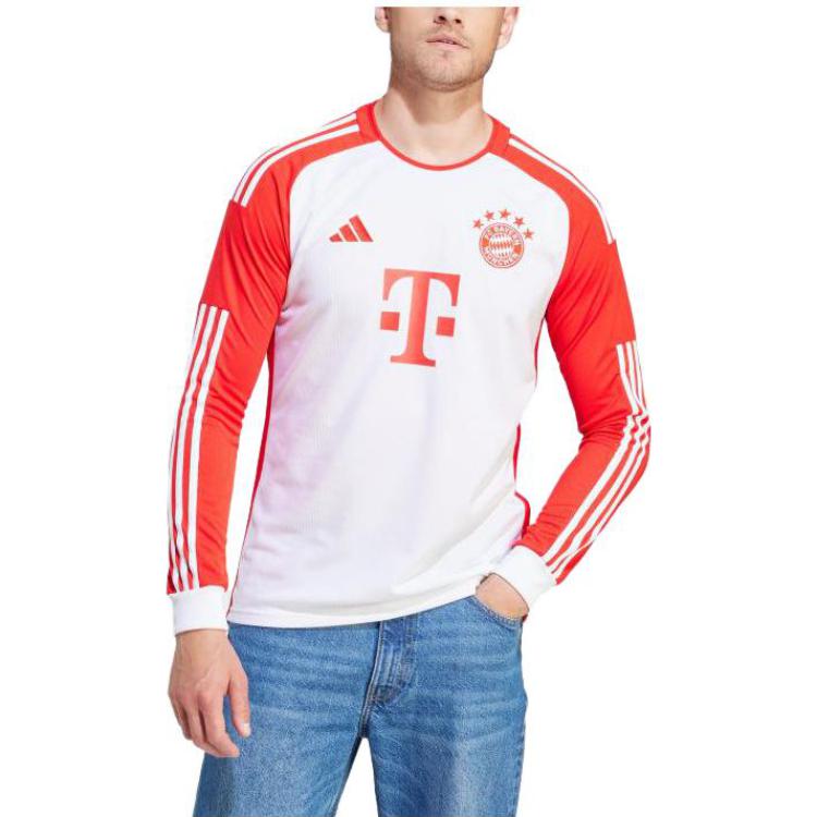 adidas ФК Бавария 23/24 Домашняя футболка с длинным рукавом IB1482