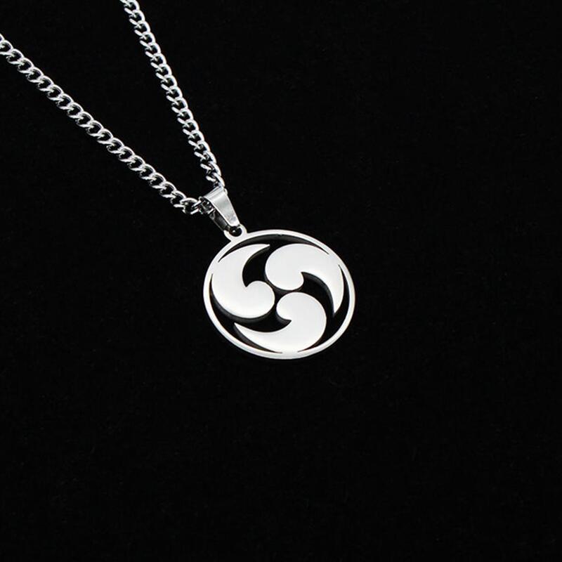 2023 ожерелье с котом Scaramouche для женщин и мужчин, титановая сталь Genshin Impact, кулон, цепочка на свитер, аниме, Cos, ювелирные изделия, подарок для пары