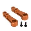 1 Pair RC 25T Metal Servo Arm Aluminium Alloy Servo Steering Arm for 1 8 1 10 Remote Control Car Orange