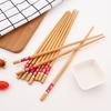 Многоразовые 5 пар натуральных бамбуковых палочек ручной работы в японском стиле, палочки для еды, суши, кухонные инструменты