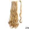 MERISIHAIR Women Long Straight Wrap Around Ponytail Synthetic Fiber Long Straight Wavy Hair Extensions Daily Wear