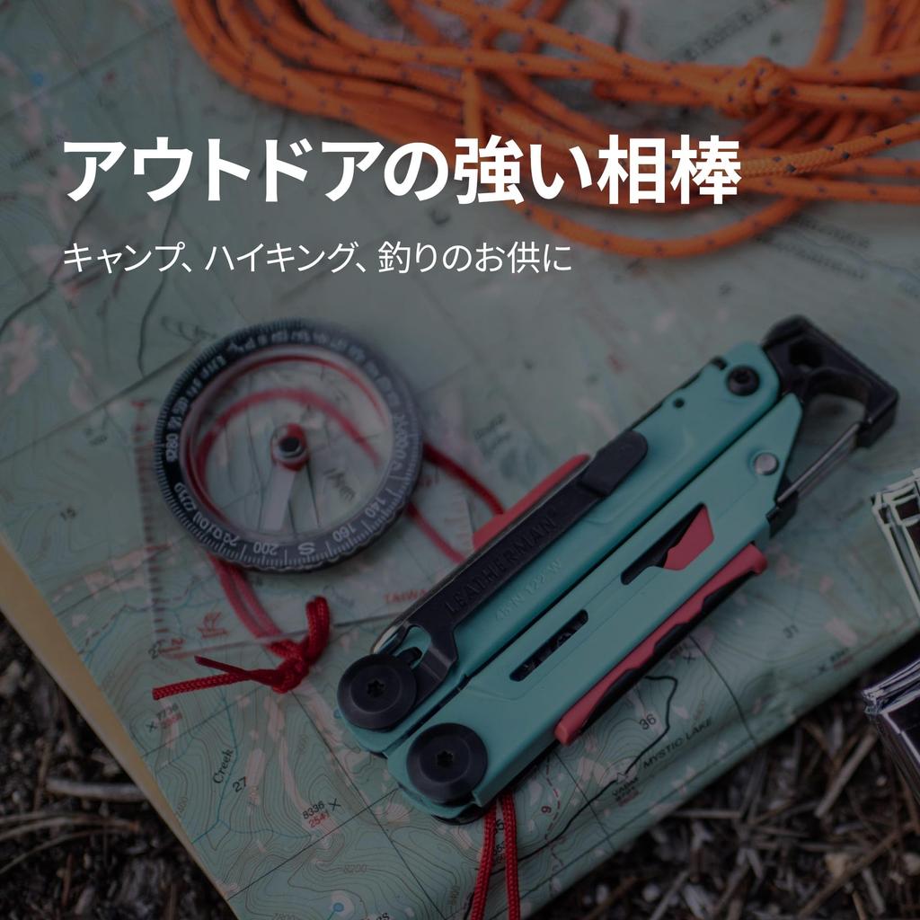LEATHERMAN SIGNAL с 19 функциями для пожарных и спасателей и для экстренной готовности, Стартер, Свисток, 25-летняя гарантия, Койот/Песочный,