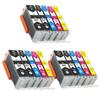Bada Ink Cartridges Compatible Chip Canon PGI-520 / CLI-521 Canon Pixma IP-3600 IP-4600 IP-4600-X IP-4700 MP-540 MP-550 MP-560