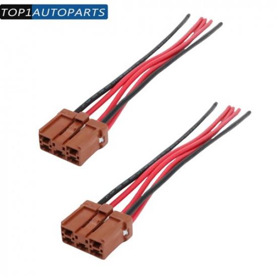 New 2X Quality Headlight Connector Plug Harness Fit for Acura Integra Type R
