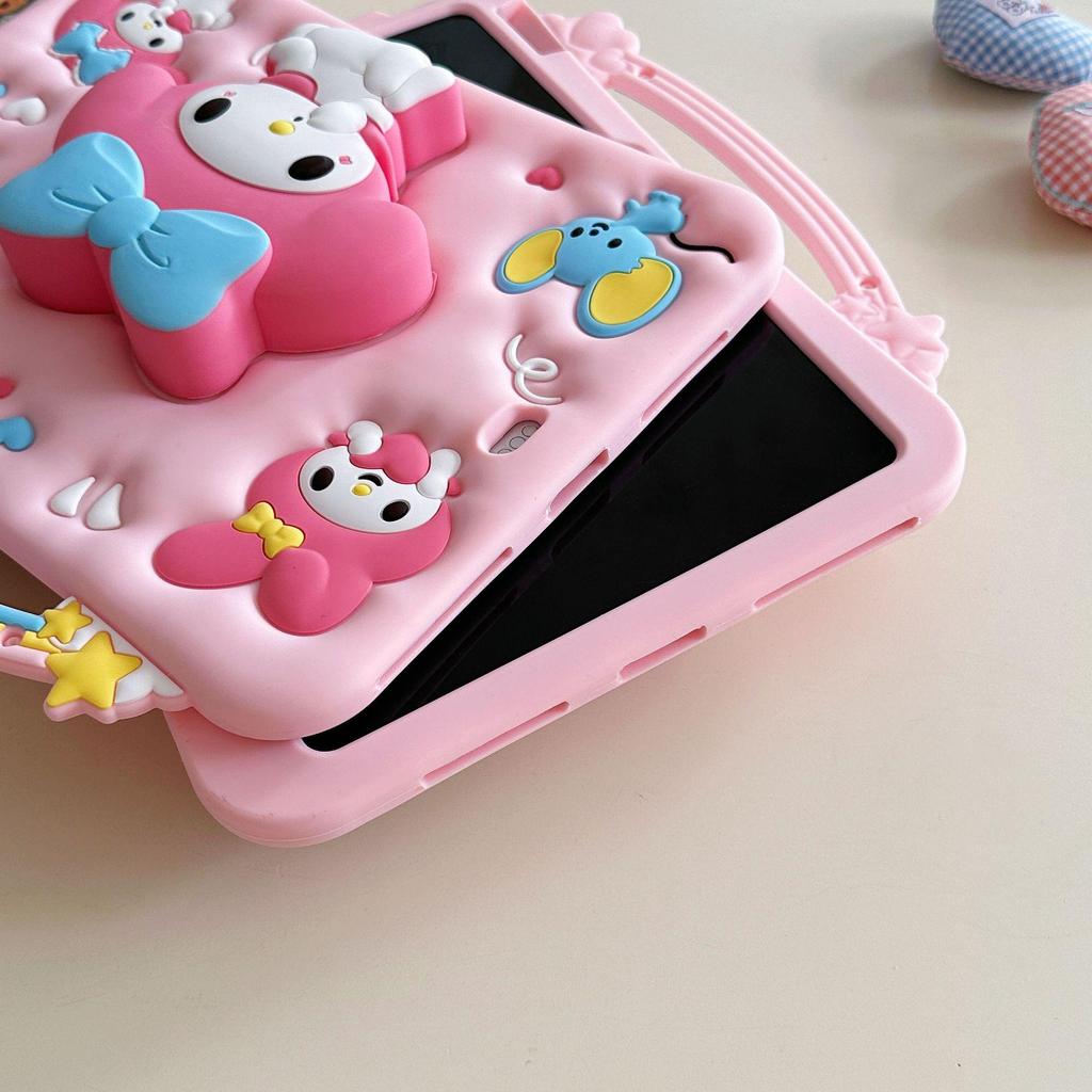 Выдвижной силиконовый чехол My Melody для планшета iPad Air 2025/iPad Pro 11