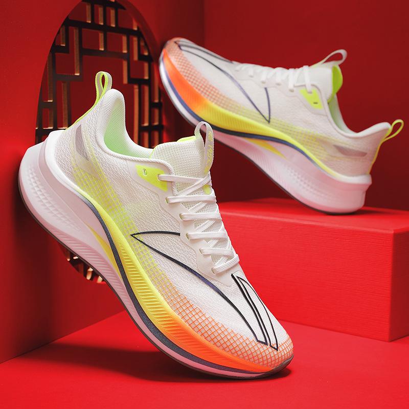 Running Shoes Flying 4c Carbon Plate Red Rabbit 7 Year of the Dragon Male Students Sports Older Children's Racing Running Shoes Women's Sports Mara