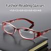 Fashion Vintage Women Reading Glasses Ladies Anti-blue Light Plus Diopter Eyewear Trendy HD Lens Far Sight Eyeglasses To +4.0