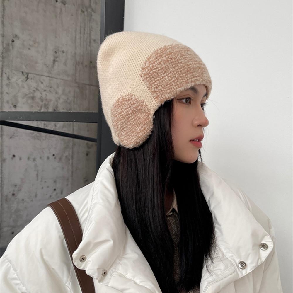 Новая зимняя вязаная шапка унисекс с защитой ушей, модная мягкая шапка-бини для мужчин и женщин, спортивная шапка-ушанка для спорта на открытом воздухе, классическая согревающая шапка
