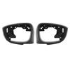 Side Mirror Cover Frame Black Decorative Door Side Wing Rearview Mirror Frame Replacement for