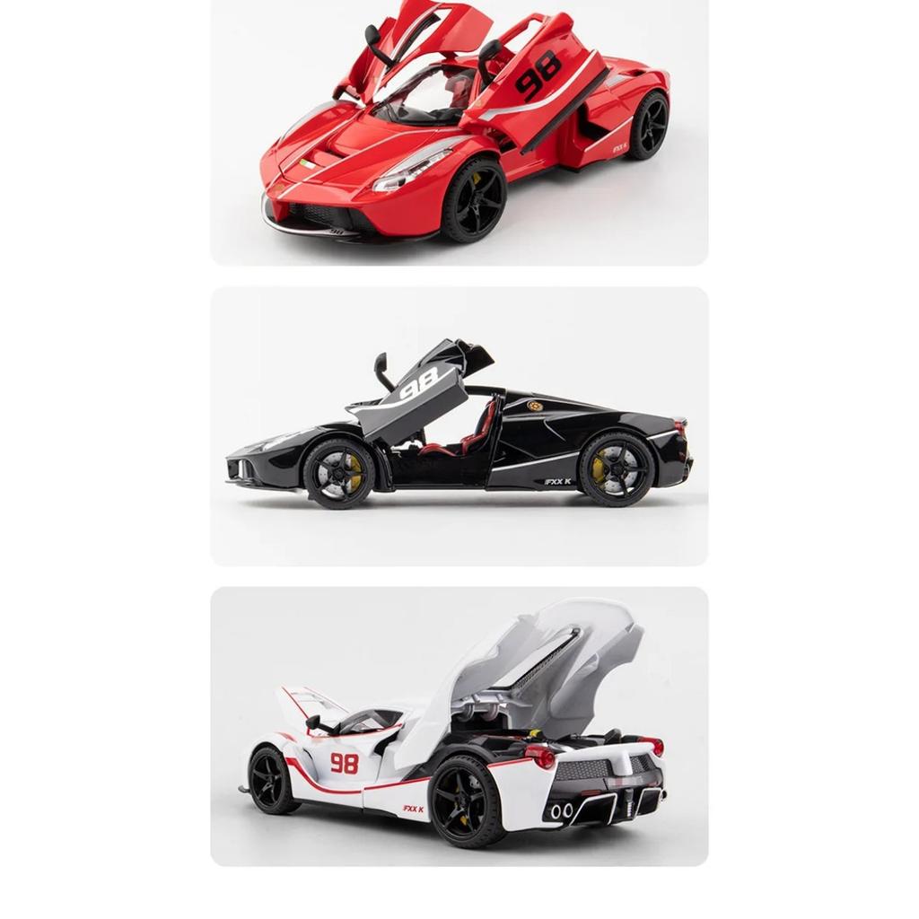 1/24 Scale Laferrari Alloy Sports Car Model Diecasts & Toy Metal Vehicles Car Model Simulation Collection Childrens Gift