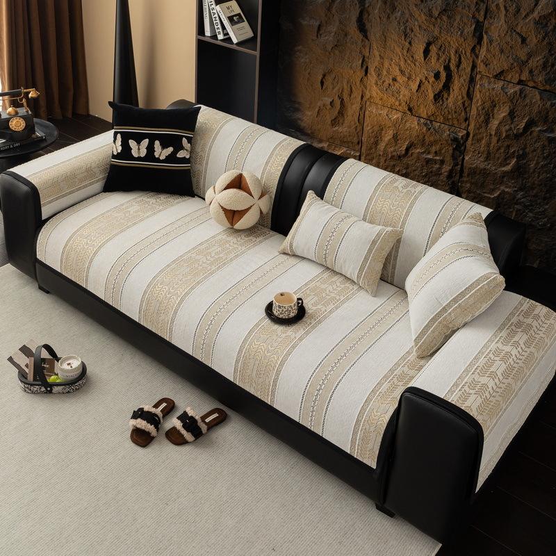 Light Luxury Premium Sofa Cushion New Four-Season Universal Chenille Seat Cushion Fixed Non-Slip Cover Cover Cloth Towel