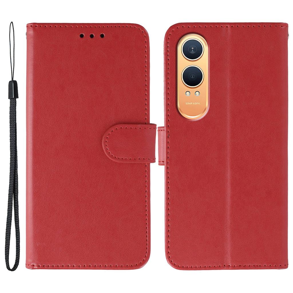 Для OnePlus Nord CE4 Lite 5G Чехлы PU Кожаный Флип Кошелек Телефон Чехол с Ремешком