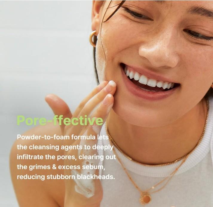 By Wishtrend Зеленый чай и ферментный порошок для умывания 110 г