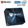 Мини-ПК BMAX B9 Plus Intel Core i5-1250P 12 ядер Макс. 4,4 ГГц 24 ГБ ОЗУ LPDDR5 512 ГБ SSD WiFi 6 Bluetooth 5.2