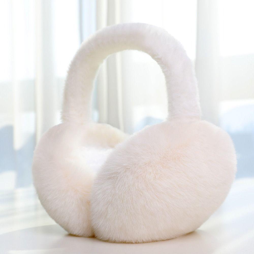 Thicken Foldable Earmuffs Folding Winter Ear Cover Fashion Plush Earmuffs Outdoor
