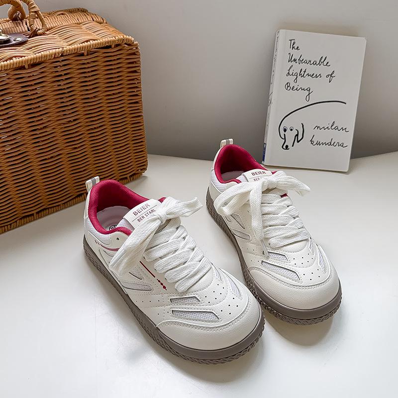 Женская повседневная спортивная обувь Новые универсальные кроссовки с сеткой Дышащая повседневная женская обувь Розовые кроссовки для женщин