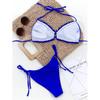2024 Sexy Ruffle Frill Bikini Solid Swimwear Women Swimsuit Female Bikini Set Brazilian Bathing Suit Beachwear Swim Lady Bathers