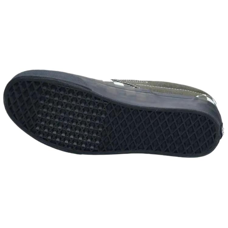 Vans Классические слипоны Удобные Универсальные Прочные Низкие кеды для скейтбординга Мужские кроссовки Зеленые Белые VN000D5PBIQ