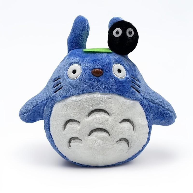Cute Doll Totoro Plush Cute Plush Cat Japanese Anime Doll Totoro Lotus Leaf Children's Toy Birthday Christmas Gift Doll