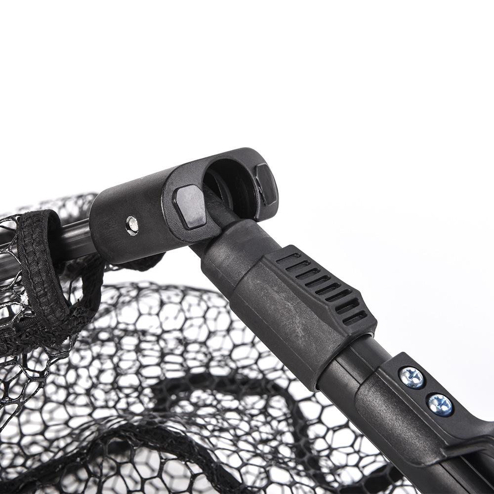 Сверхлегкая портативная складная сеть 82x44 см, быстроскладные ручные сети для ловли нахлыстом, маленькая сетка, легкая посадка, сеть для ловли рыбы