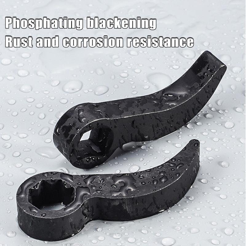 Angle Type Half Axle Disassembly Tool Drive Pry bar Adapter used for Open-end Wrenches Disassembling Axles Repair Tool Anti-Slip