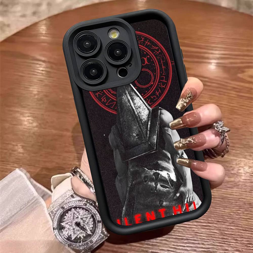 Чехол для телефона Silent H-Hill Horror Game для iPhone 17 16 15 13 11 12 14 Pro Max Plus Силиконовый чехол-оболочка