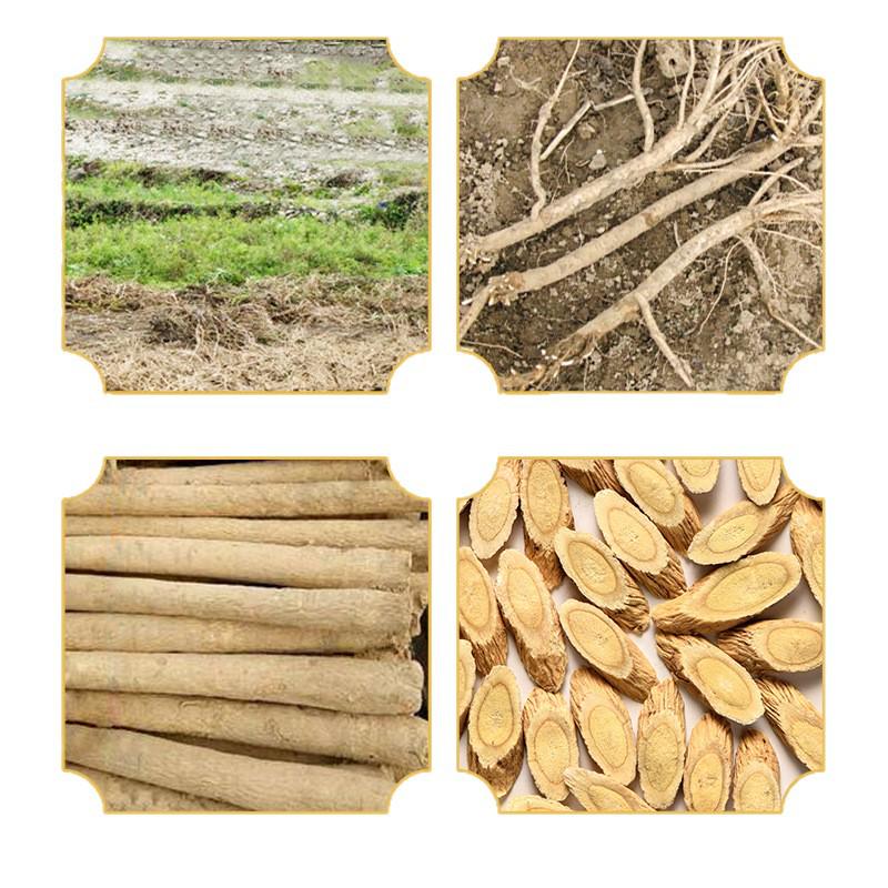 Настоящий дикий астрагал ганьсуский 500 г - Премиальный китайский травяной лекарственный препарат в ломтиках для супа и настоя