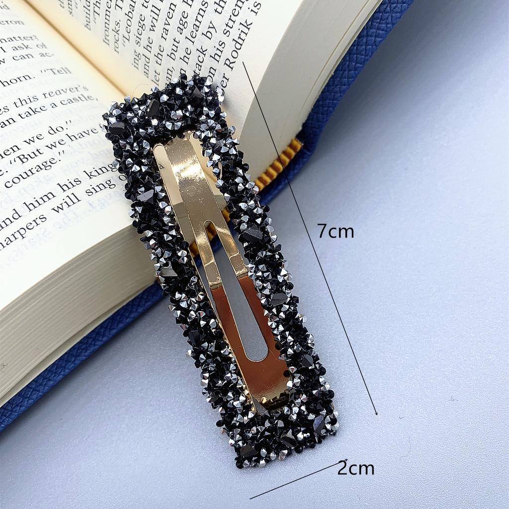 Rhinestone Hair Clip Duckbill Triangle