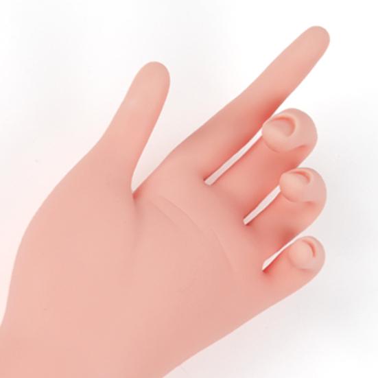 FL-147A Маникюрная модель Подвижная Свободное вращение ABS Практика ногтей Искусственная левая рука для начинающих