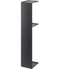 Yamazaki Jitsugyo Slim Toilet Rack Black Approx. W13XD17XH70.5cm Tower Toilet Paper Toilet Storage Shelf 3510