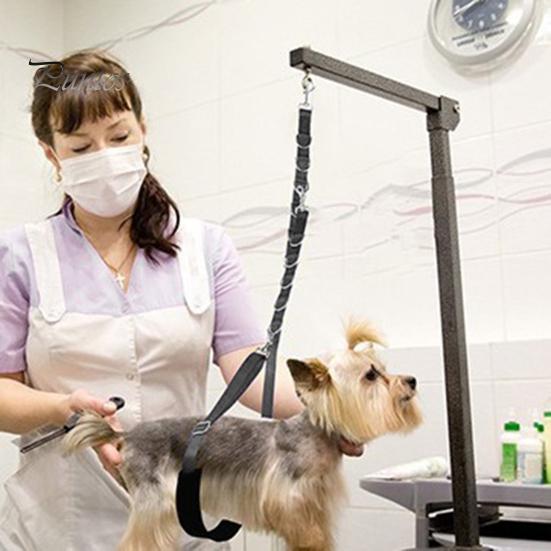 3Pcs Dog Grooming Belly Straps with Clamp Extension Loop Adjustable Design Easy To Use Pet Grooming Ropes for Small Medium Dog