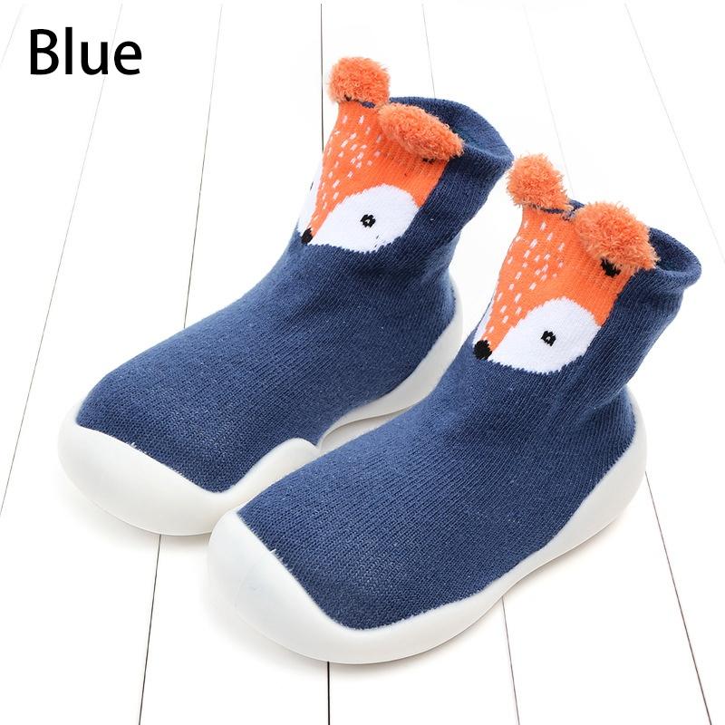 Baby Toddler Shoes Baby Shoes Non-slip Fox Tiger Thickening Shoes Sock Floor Shoes Foot Socks Animal Style