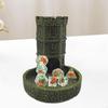 Castle Dice Tower Accessory for Board Games Table Decoration Desktop Ornament Rolling