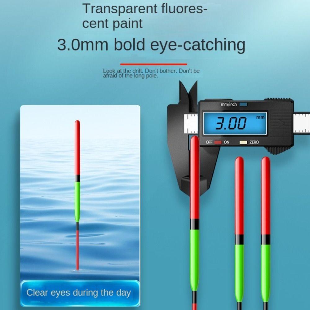 2pcs Slip Drift Tube Rocky Fishing Lure Float Eye-catching Triangle Tail Fishing Float  Fishing