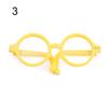 Round Frame Candy Color Toys Eyewear Clear Lens Eyeglasses Plush Doll Miniature Doll Glasses