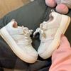 Японские панда обувь на толстой подошве женские 2025 весна новая нишевый дизайн кожаная спортивная повседневная обувь белая обувь