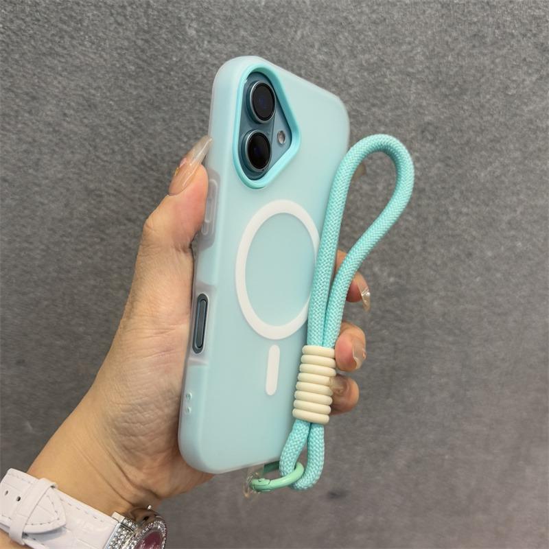 17 ProMax для Чехол-ремешок на запястье Jelly Candy Color Contrast для Для Iphone 17 Air 16 1 14 13 Pro Max Plus 11 12