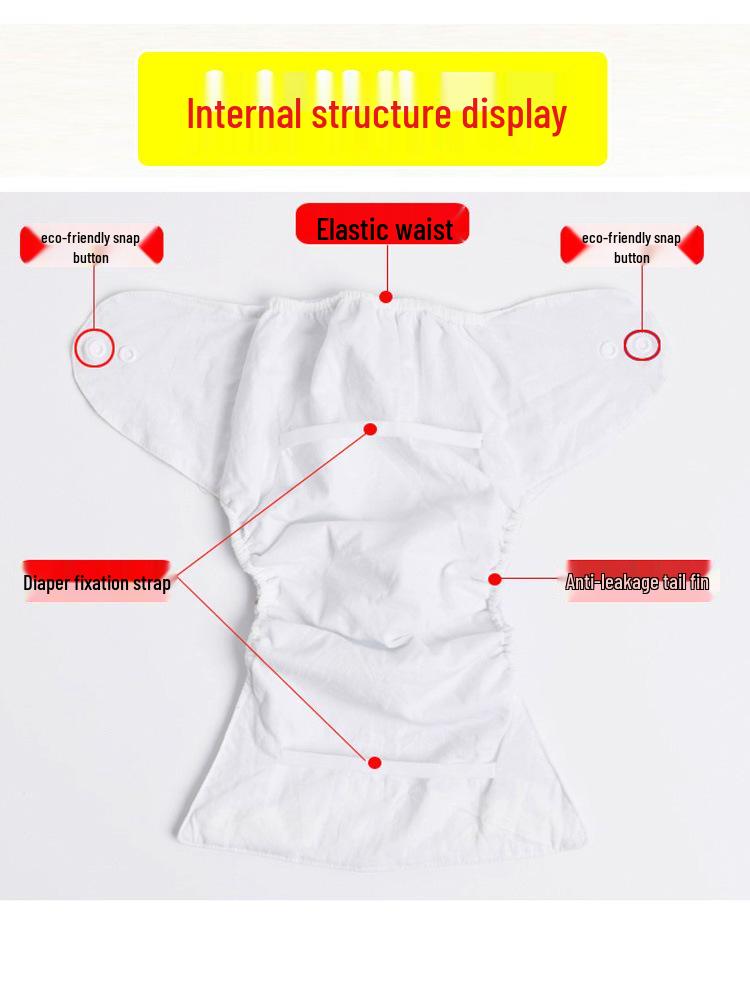 Детский водонепроницаемый подгузник из чистого хлопка и моющиеся тренировочные трусики