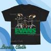 Футболка с логотипом Evans Drumheads, смешная, американский размер от S до 5XL