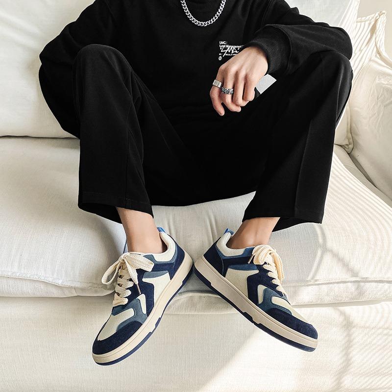 Fashion Trendy Youth Men Board Shoes Fashion Comfortable Wear-resistant Sneakers Jogging Male Flats Shoe Street Style Casual Shoe Hombre