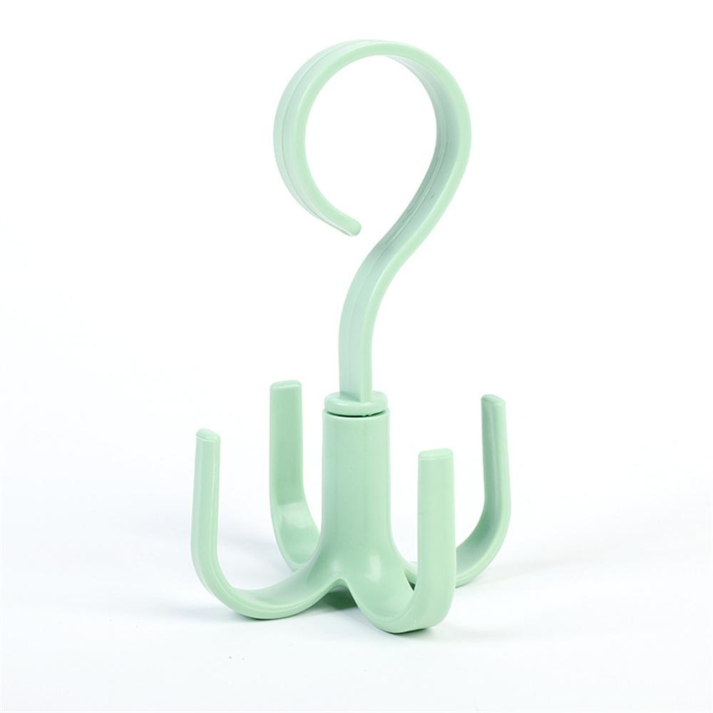 Большие Креативные Многофункциональные Вращающиеся Крючки с Четырьмя Лапками для Подвешивания Пальто, Сумок, Шарфов, Вешалки для Хранения Одежды в Гардеробе, Вешалки для Двери, Сумки