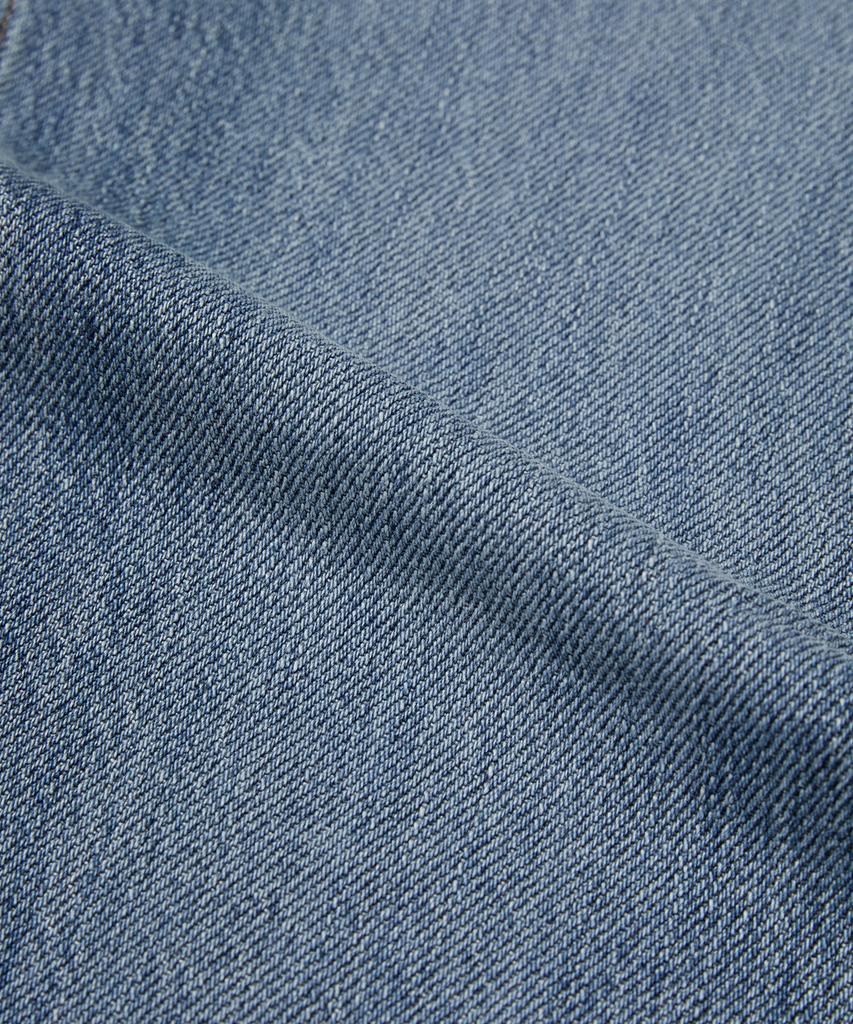 WEST GRAND BOULEVARD Venice Slim Crop Washed Denim Pants Blue
