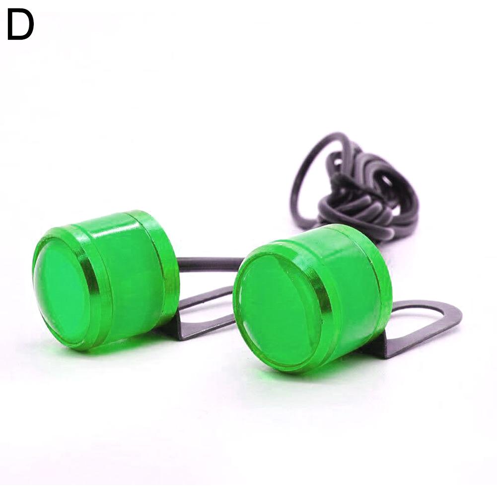 1 пара красных синих стробоскопических фар для мотоцикла Eagle Eye, дневные ходовые огни, противотуманные фары, предупреждающие 12 В, фары заднего хода, мигающие лампы