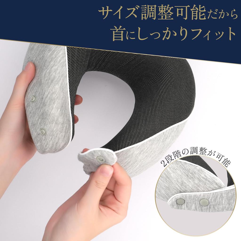 Подушка для шеи, портативная, для комфортного сна, подушка для шеи с эффектом памяти, подушка для путешествий, компактная, [Удобная для путешествий]