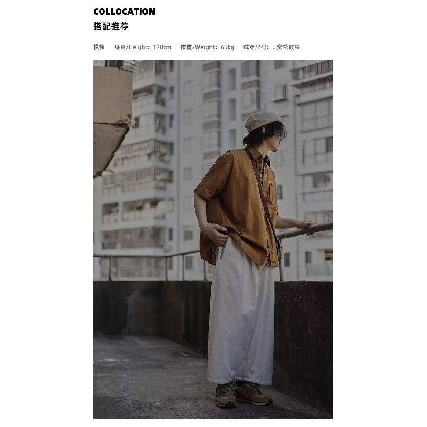 Замшевая рубашка с коротким рукавом для мужчин на лето, новая американская ретро-рубашка для пары с коротким рукавом, свободная и модная