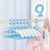 10 Pcs Extendable Baby Clothes Hanger Anti Slip Infant Clothing Hanger  Household Use