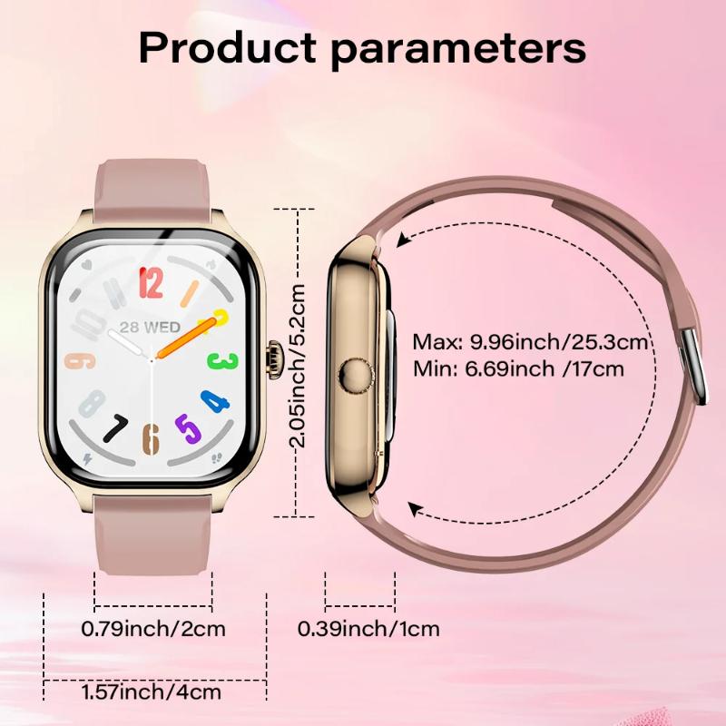 2025 Новые умные часы с голосовым вызовом, 24-часовой монитор здоровья, 100+ спортивных режимов, Bluetooth-умные часы для мужчин и женщин, дисплей 2.01